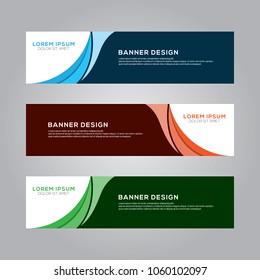 Abstract Modern Banner Background Design Vector Template