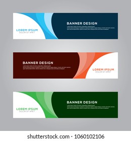 Abstract Modern Banner Background Design Vector Template