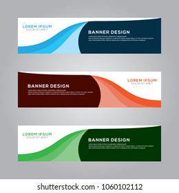 Abstract Modern Banner Background Design Vector Template