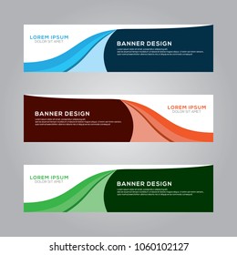 Abstract Modern Banner Background Design Vector Template