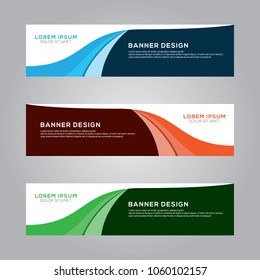Abstract Modern Banner Background Design Vector Template