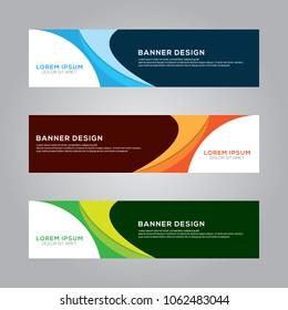 Abstract Modern Banner Background Design Vector Template