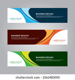 Abstract Modern Banner Background Design Vector Template