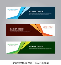 Abstract Modern Banner Background Design Vector Template