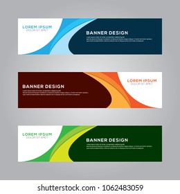 Abstract Modern Banner Background Design Vector Template