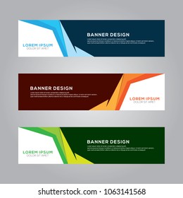 Abstract Modern Banner Background Design Vector Template