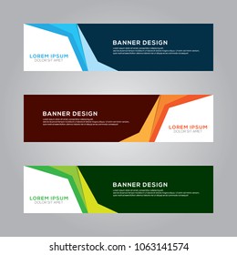 Abstract Modern Banner Background Design Vector Template