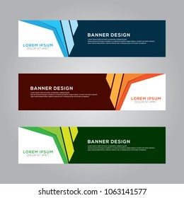 Abstract Modern Banner Background Design Vector Template