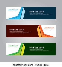 Abstract Modern Banner Background Design Vector Template