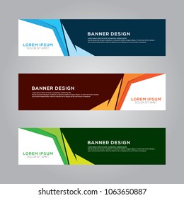 Abstract Modern Banner Background Design Vector Template