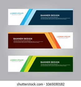 Abstract Modern Banner Background Design Vector Template