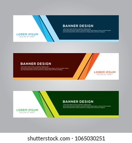 Abstract Modern Banner Background Design Vector Template