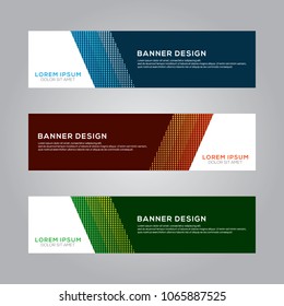 Abstract Modern Banner Background Design Vector Template