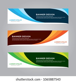 Abstract Modern Banner Background Design Vector Template