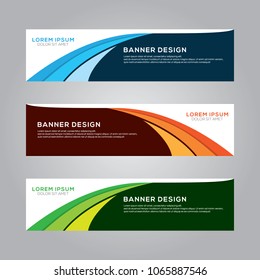 Abstract Modern Banner Background Design Vector Template