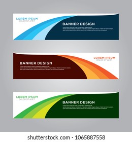 Abstract Modern Banner Background Design Vector Template