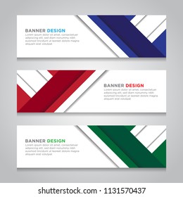 Abstract Modern Banner Background Design Vector Template