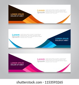 Abstract Modern Banner Background Design Vector Template