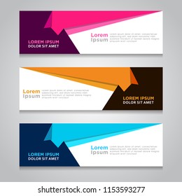 Abstract Modern Banner Background Design Vector Template