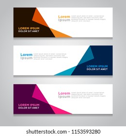 Abstract Modern Banner Background Design Vector Template
