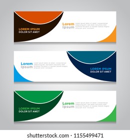 Abstract Modern Banner Background Design Vector Template