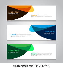 Abstract Modern Banner Background Design Vector Template