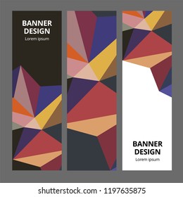 Abstract Modern Banner Background Design Vector Template