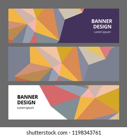Abstract Modern Banner Background Design Vector Template