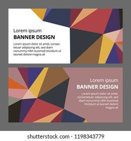 Abstract Modern Banner Background Design Vector Template