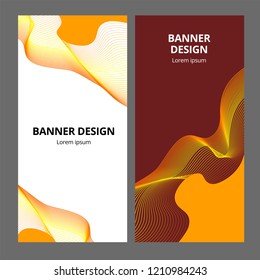 Abstract Modern Banner Background Design Vector Template