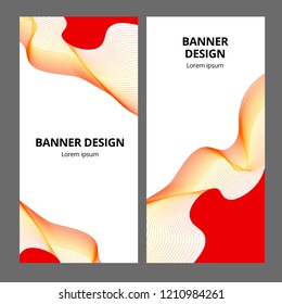 Abstract Modern Banner Background Design Vector Template