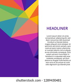 Abstract Modern Banner Background Design Vector Template