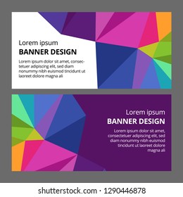 Abstract Modern Banner Background Design Vector Template