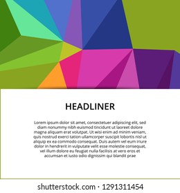 Abstract Modern Banner Background Design Vector Template