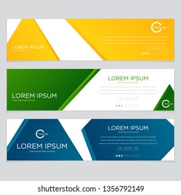 Abstract Modern Banner Background Design Vector Template