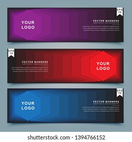 Abstract Modern Banner Background Design Vector Template