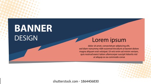 Abstract Modern Banner Background Design Vector Template