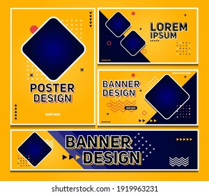 Abstract Modern Banner Background Design Vector Template