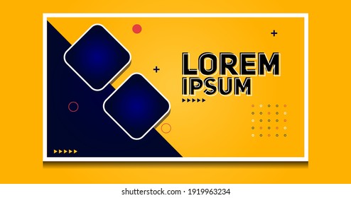 Abstract Modern Banner Background Design Vector Template