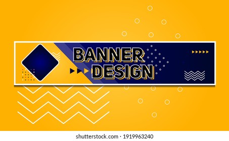 Resumen Plantilla de vectores de diseño de fondo de pancarta moderna