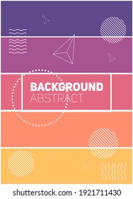 Abstract Modern Banner Background Design Vector Template