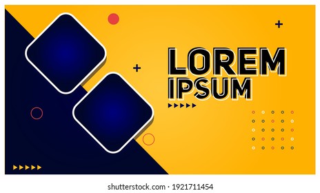 Abstract Modern Banner Background Design Vector Template