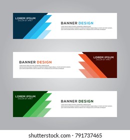 Abstract Modern Banner Background Design Vector Template