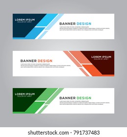 Abstract Modern Banner Background Design Vector Template