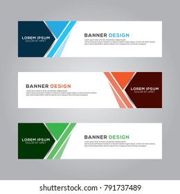 Abstract Modern Banner Background Design Vector Template