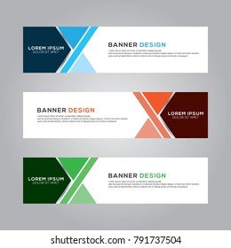 Abstract Modern Banner Background Design Vector Template