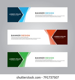 Abstract Modern Banner Background Design Vector Template