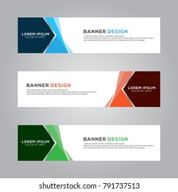 Abstract Modern Banner Background Design Vector Template