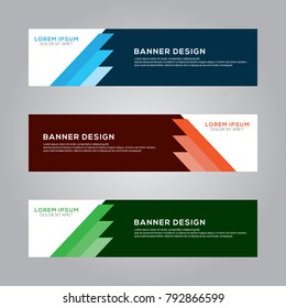 Abstract Modern Banner Background Design Vector Template