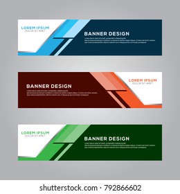 Abstract Modern Banner Background Design Vector Template